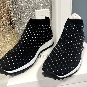 Jimmy Choo- Norway Sock Sneakers 100% authentic
